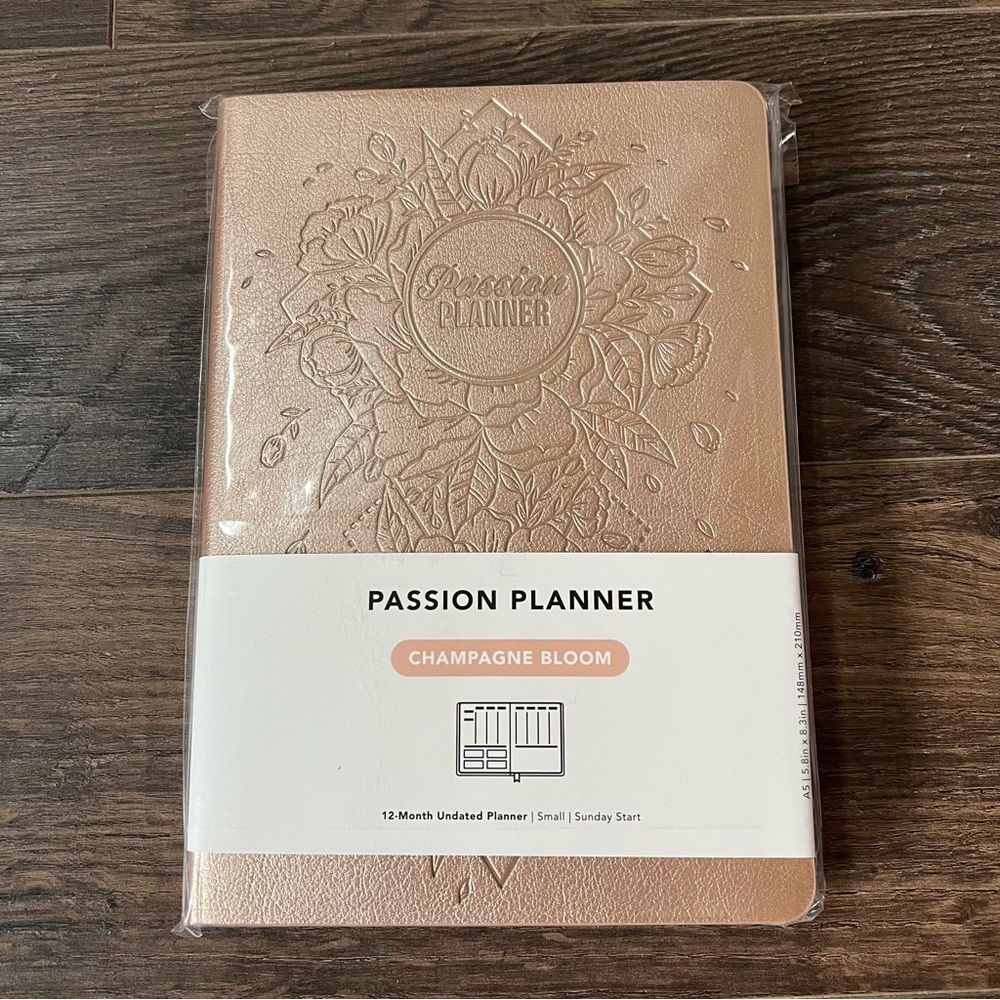 Passion Planner Champagne Bloom